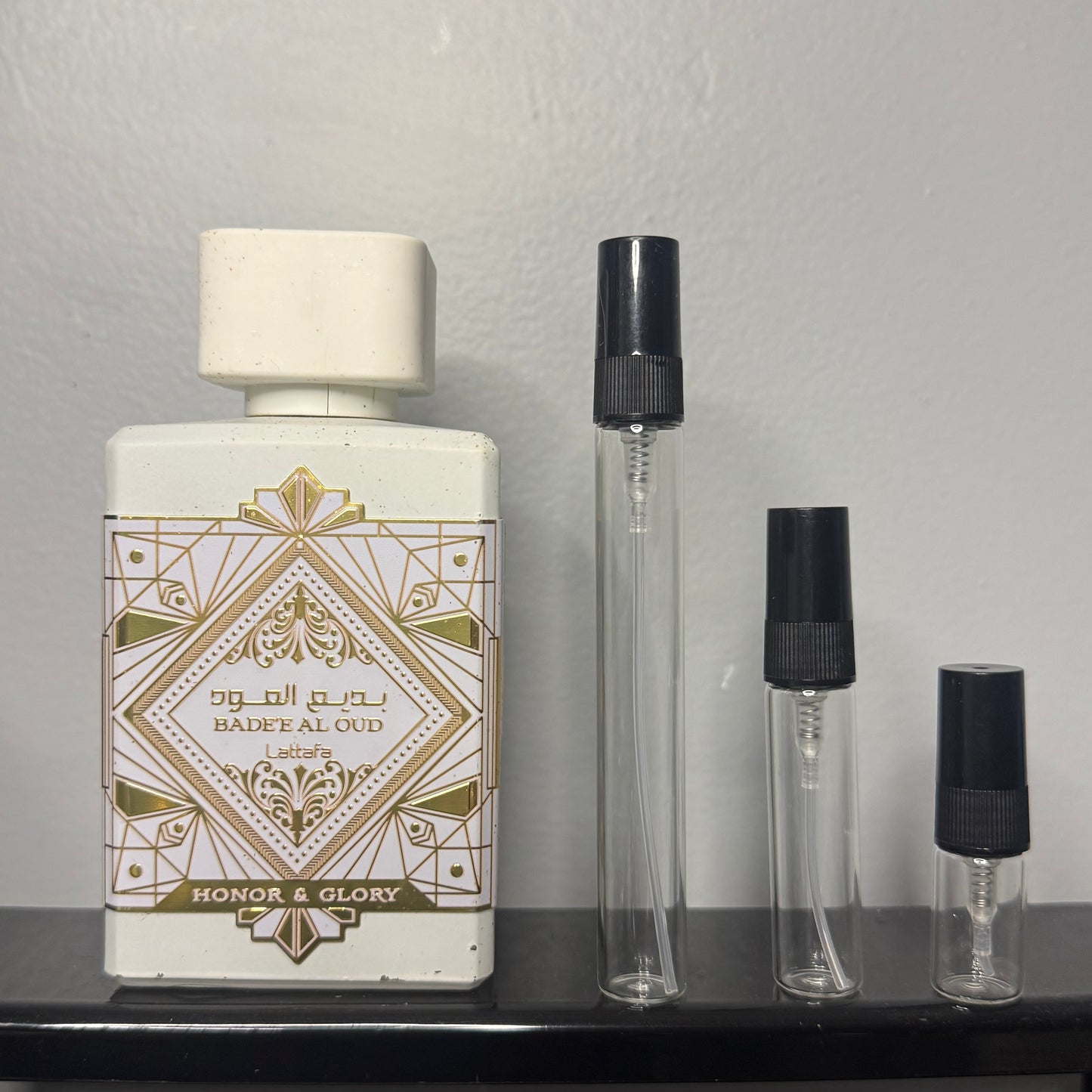 Lattafa Bade'e Al Oud Honor and Glory Sample