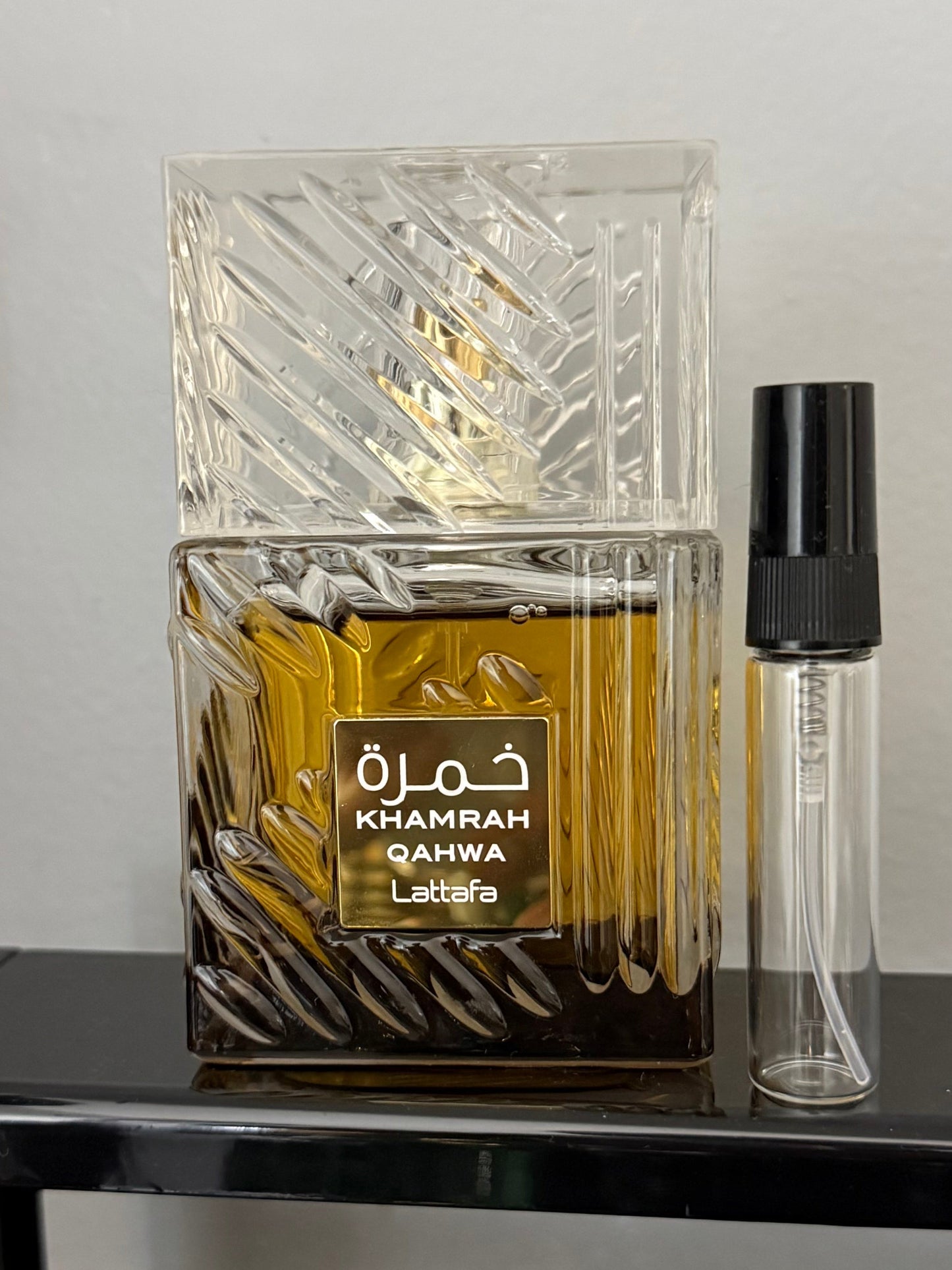 Lattafa Khamrah Qahwa Sample