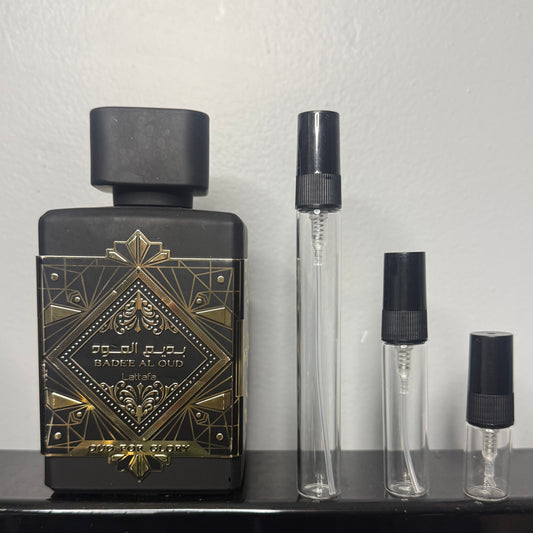 Lattafa Bade'e Al Oud- Oud for Glory Sample