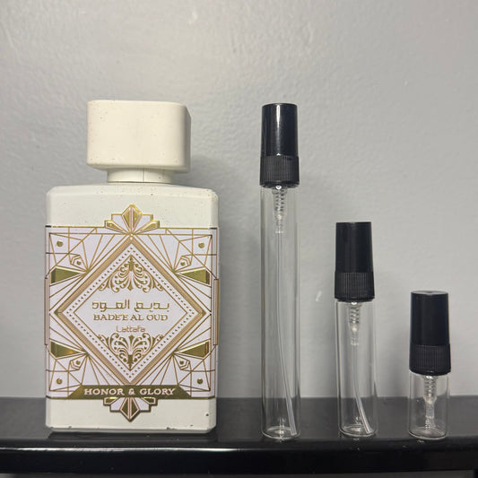 Lattafa Bade'e Al Oud Honor and Glory Sample